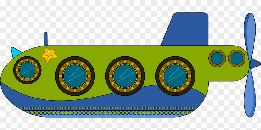 Submarine Submersible Clip Art PNG