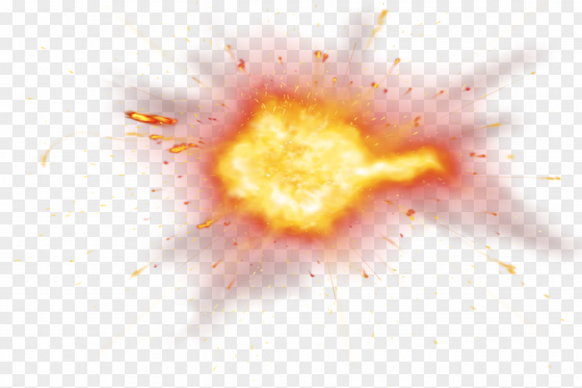 The Universe Explodes Dust Splash Yellow Circle Sky Wallpaper PNG
