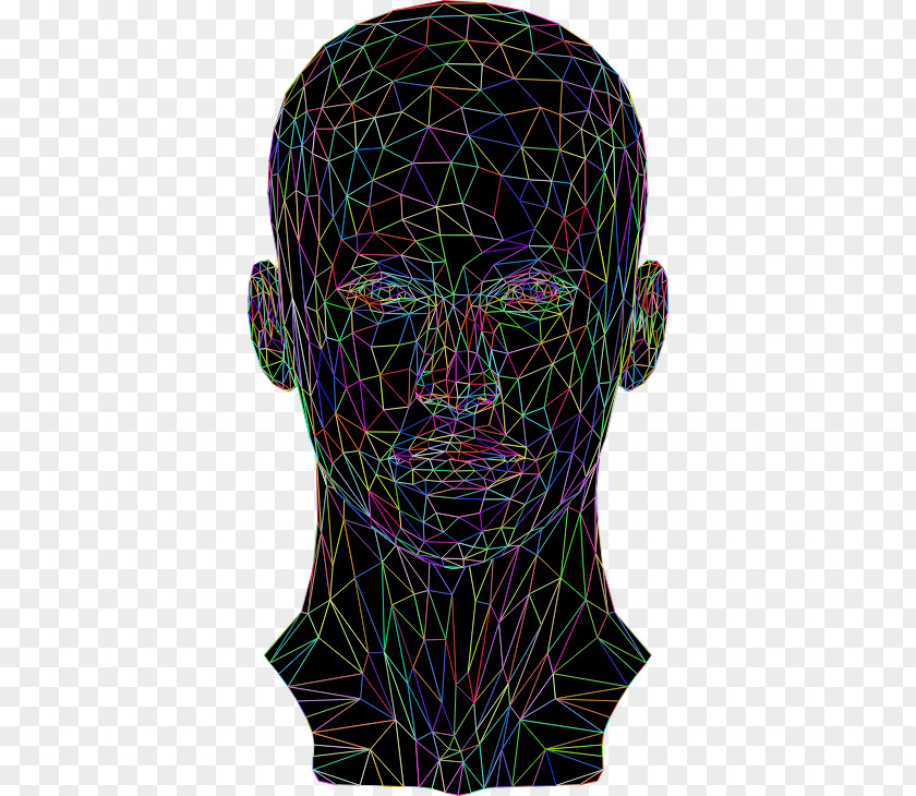 2D Low Poly Head Clip Art Website Wireframe Wire-frame Model PNG