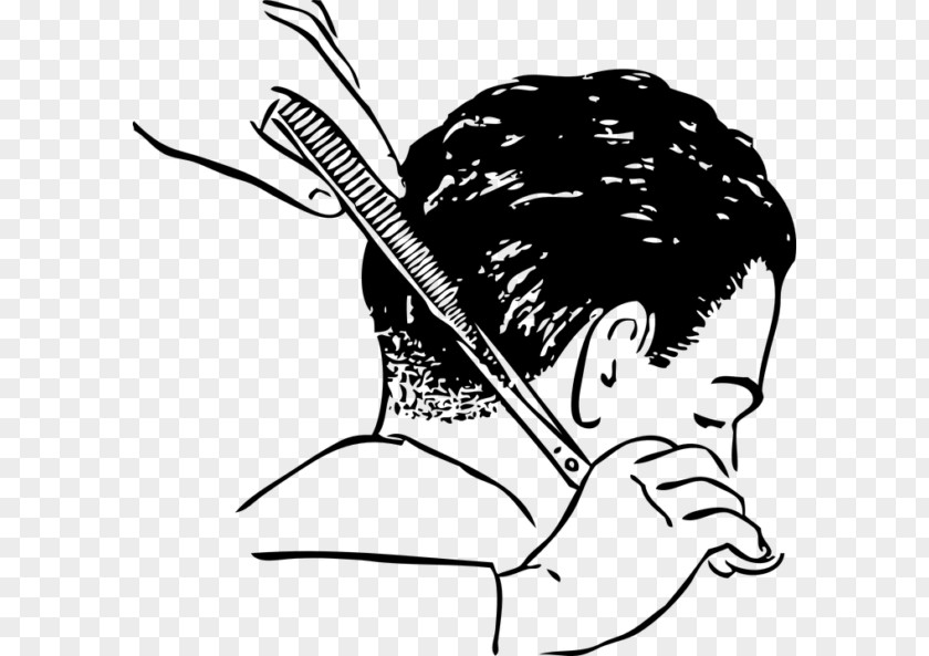 Scissors Hair Clipper Comb Barber's Pole Clip Art PNG