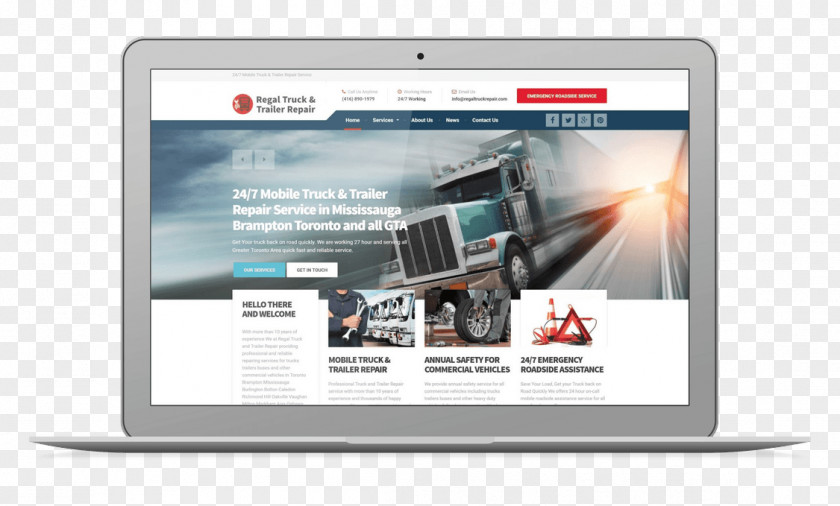 Technology One Truckers Poetry Brand Display Advertising PNG