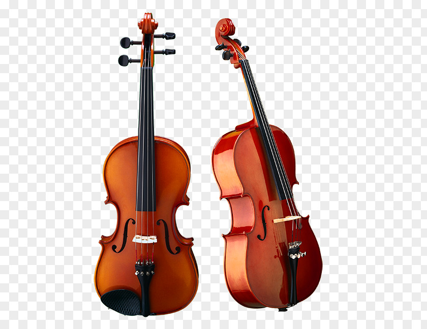 Double Violin Musical Instrument Bow PNG