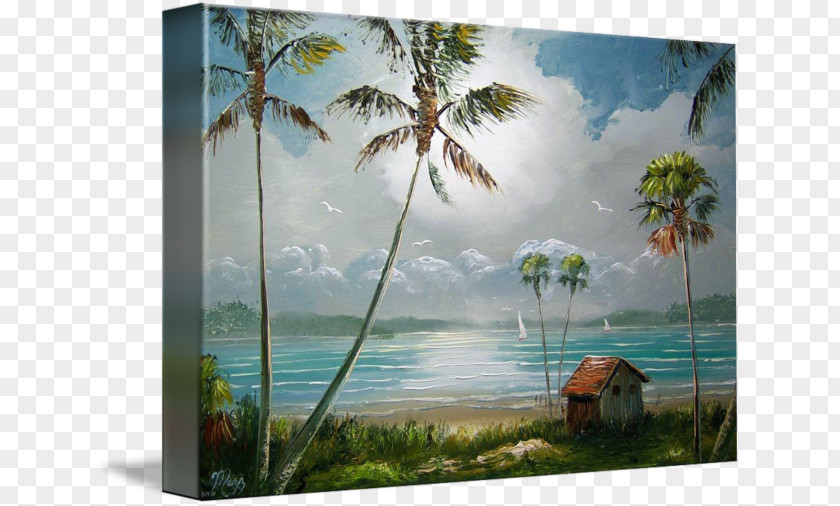 Painting Lake Tropics Tropical Cyclone Image PNG