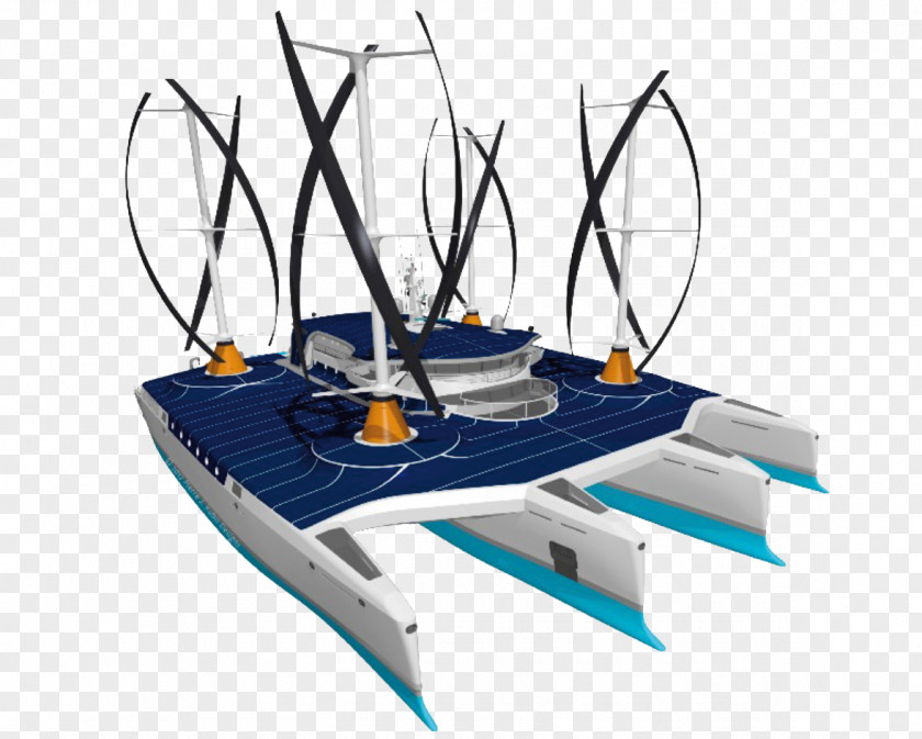 Sea Manta Ray Sailboat Quadrimaran Sailing Ship PNG