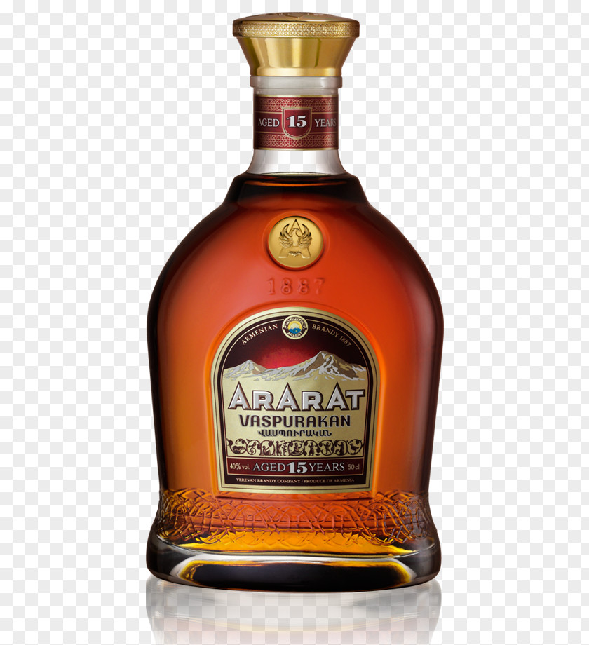 Wine Bottle Flyer Dvin Ararat Brandy Cognac Vaspurakan PNG