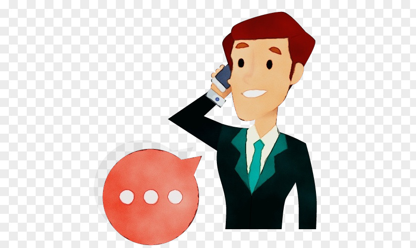 Cartoon Character Communication Male PNG