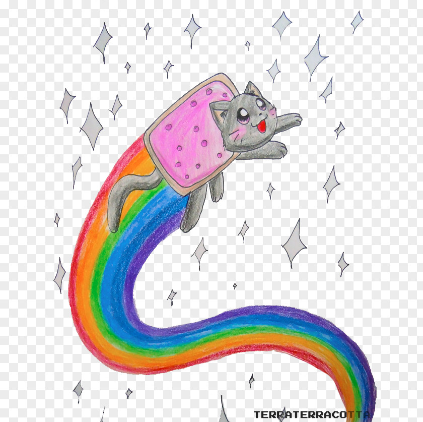 Cat Nyan Drawing Image Kitten PNG