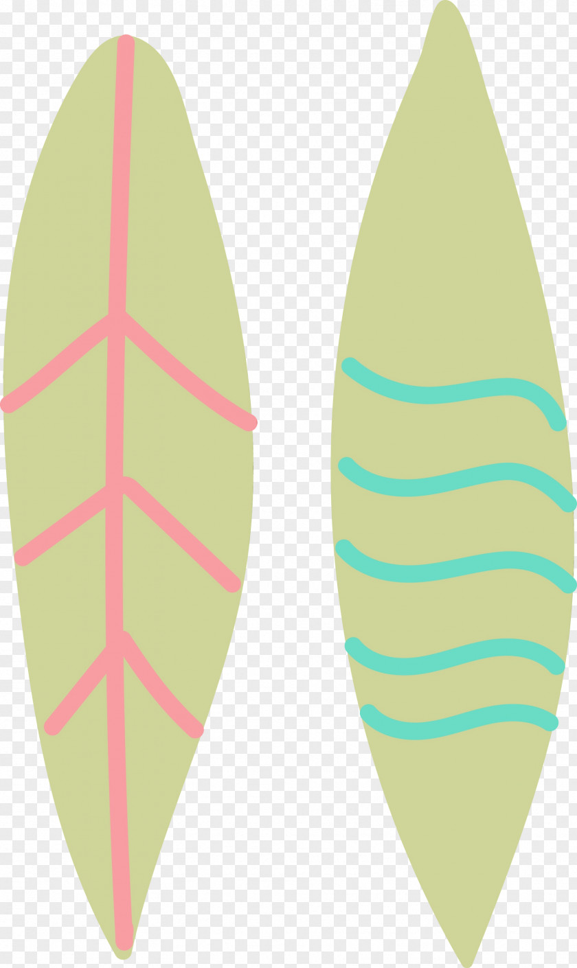 Leaf Surfboard Line Biology Plant Structure PNG