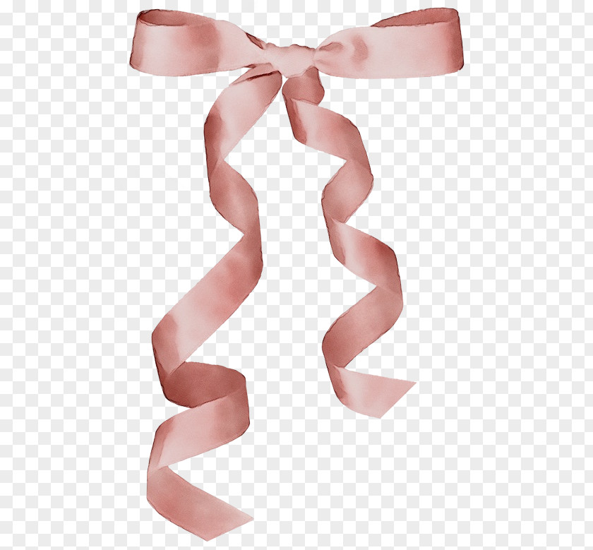Pink Ribbon Satin Material Property Tie PNG