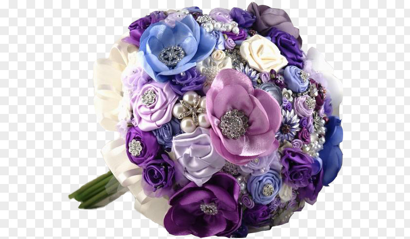 Bouquet Flower Brooch Wedding Bride PNG