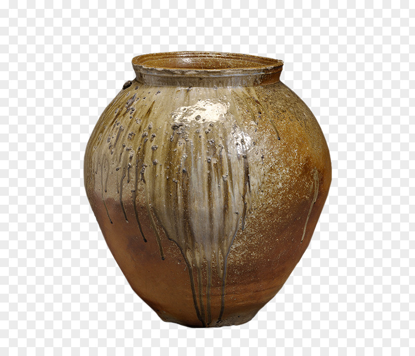 Echizen Ware Ceramic Pottery Vase PNG