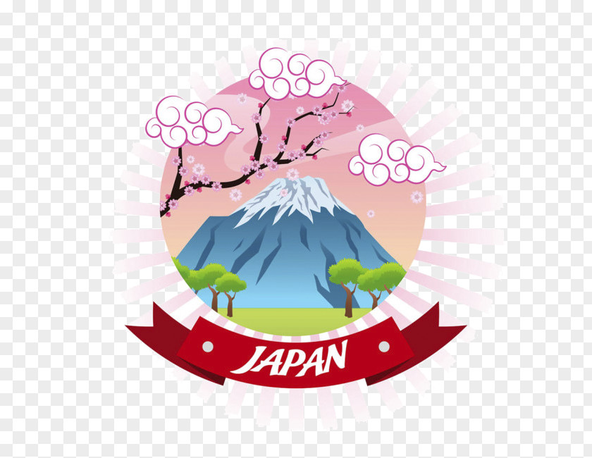 Mount Fuji, Japan Vector Material Euclidean Clip Art PNG
