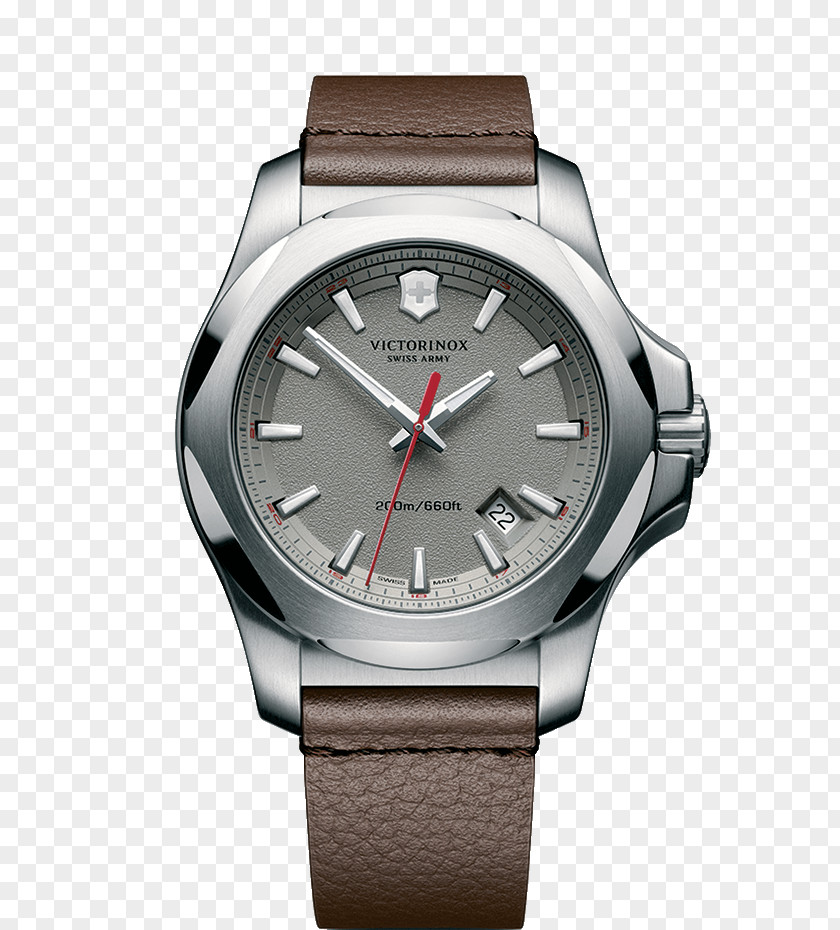 Watch Victorinox Stainless Steel Swiss Made Quartz Clock PNG