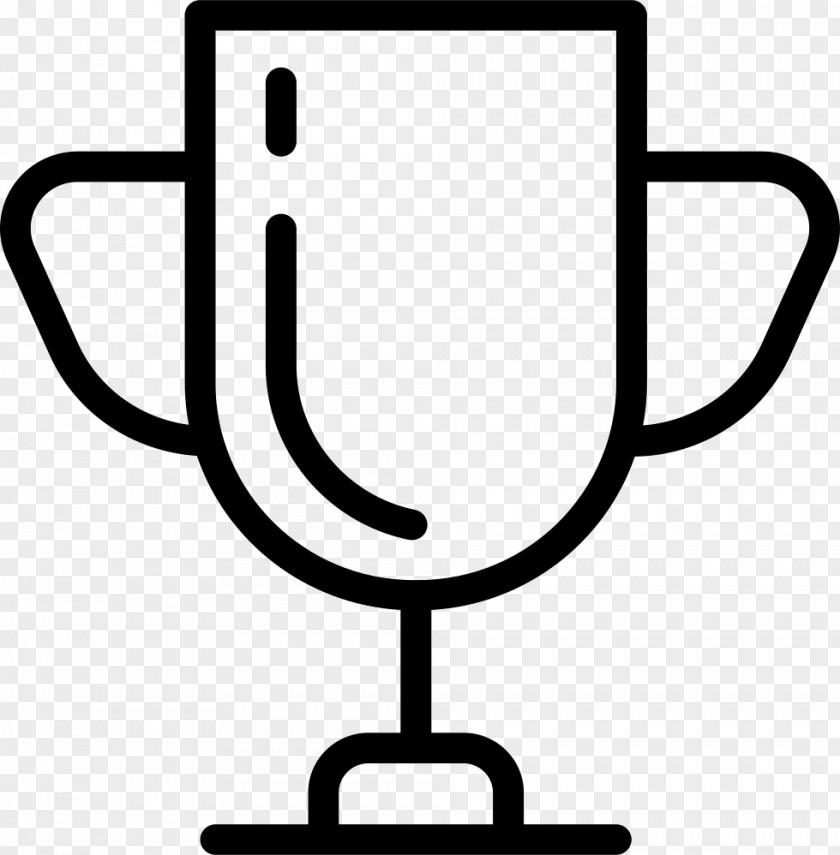 Black And White Competition Trophy PNG