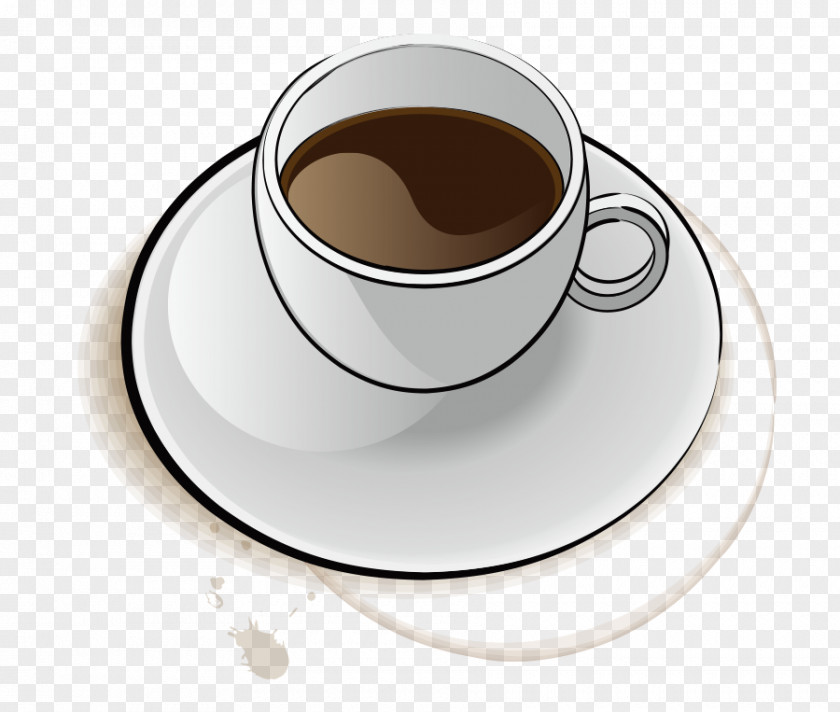 Coffee Food Free Vector White Ristretto Espresso Cup PNG