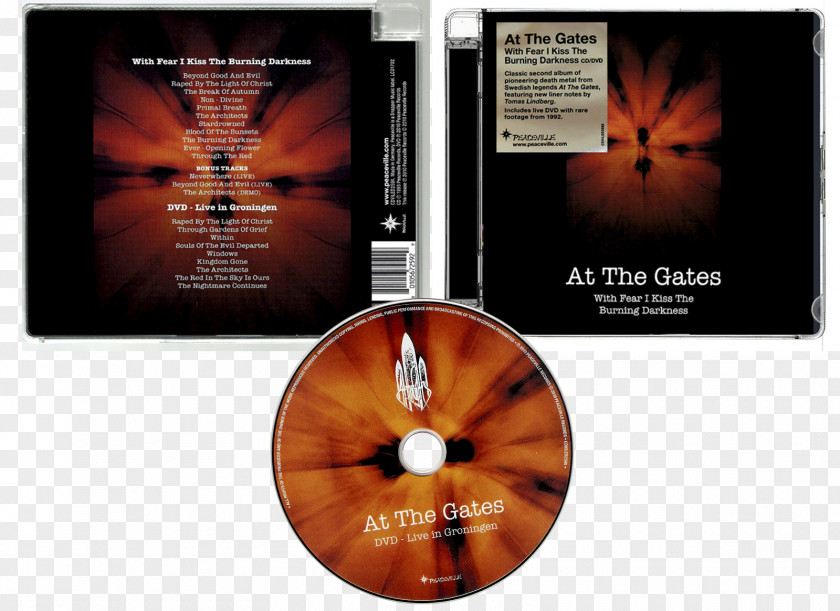 Dvd DVD At The Gates Melodic Death Metal Peaceville Records PNG