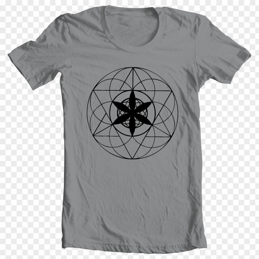 Grey Geometry T-shirt Dracula Clothing Sleeve PNG