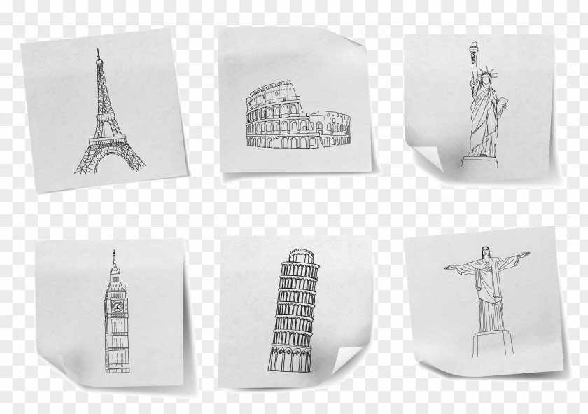World Landmarks Paper Drawing Photography Royalty-free PNG