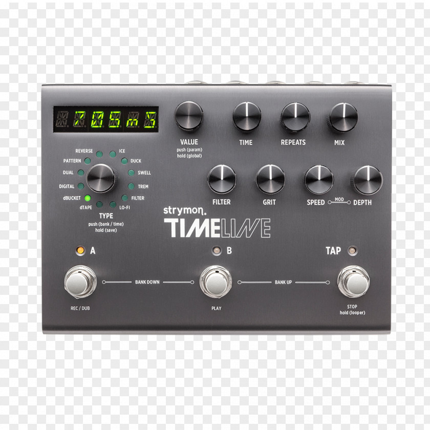 Guitar Strymon TimeLine Delay Effects Processors & Pedals Distortion PNG