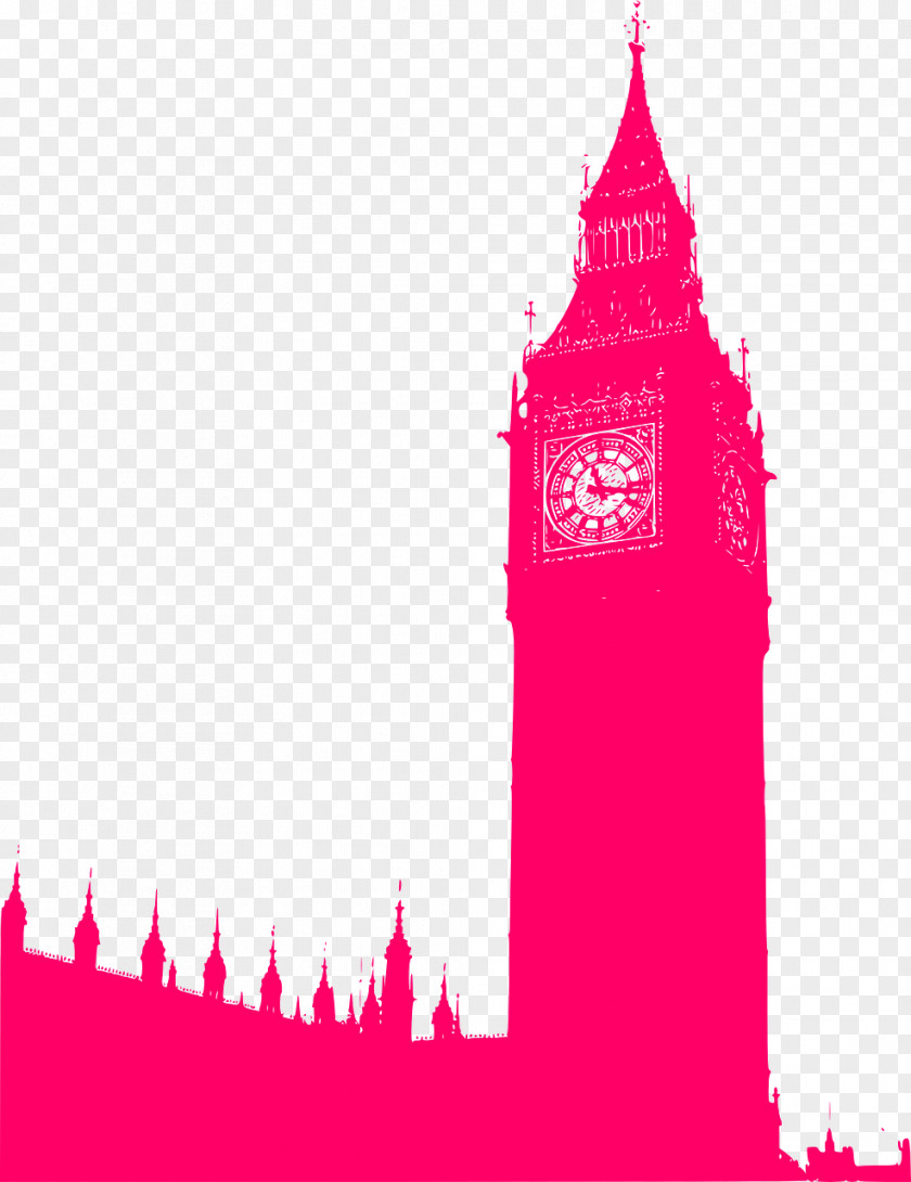 London Big Ben Palace Of Westminster Silhouette Clip Art PNG