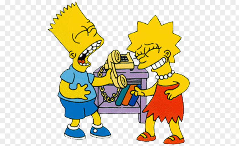 Bart Simpson Moe Szyslak Lisa Homer Prank Call PNG