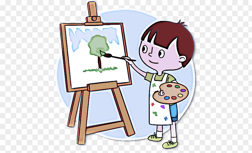 Cartoon Easel Clip Art PNG