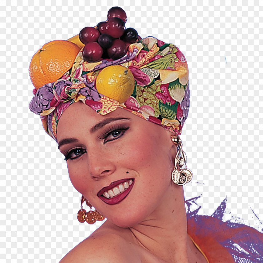 Chiquita Banana Carmen Miranda Fruit Hat Costume Clothing PNG