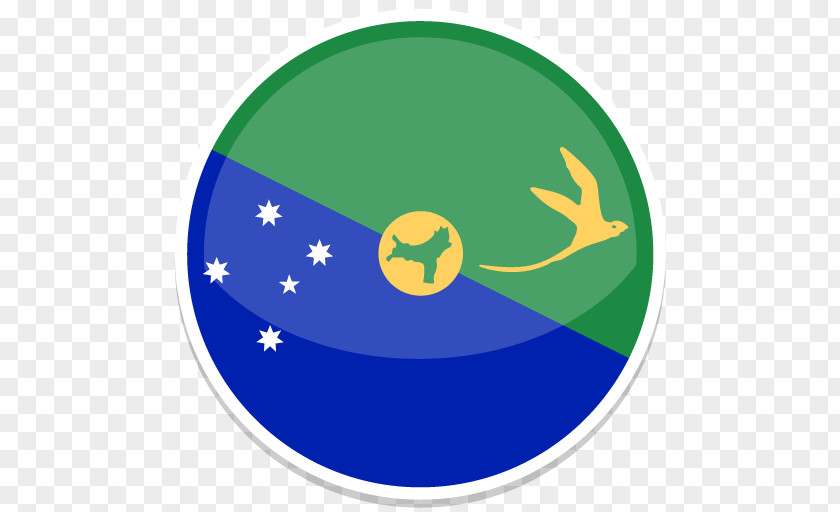 Christmas Island Symbol Green Circle PNG