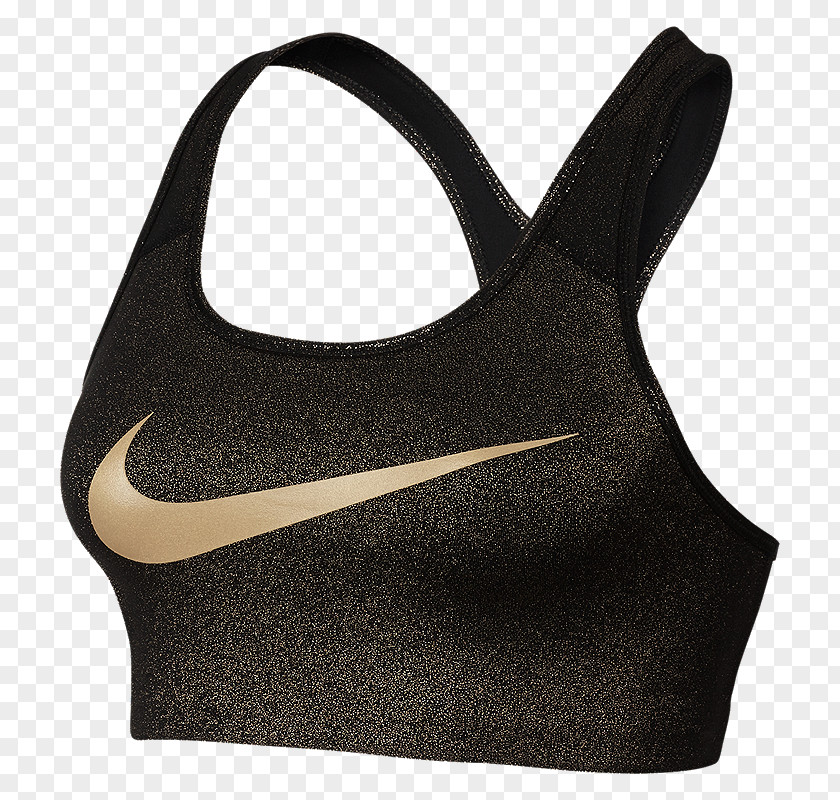 Gold Swoosh Hoodie Nike Performance Pro Classic Women's Bra Sports PNG