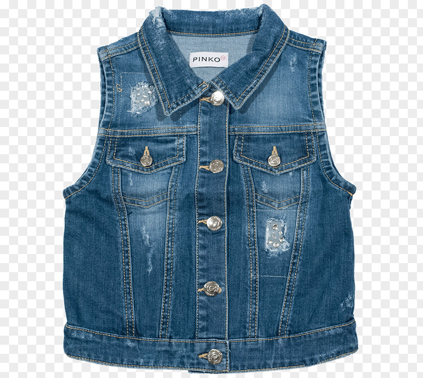 Jacket Gilets Denim Textile Jeans PNG
