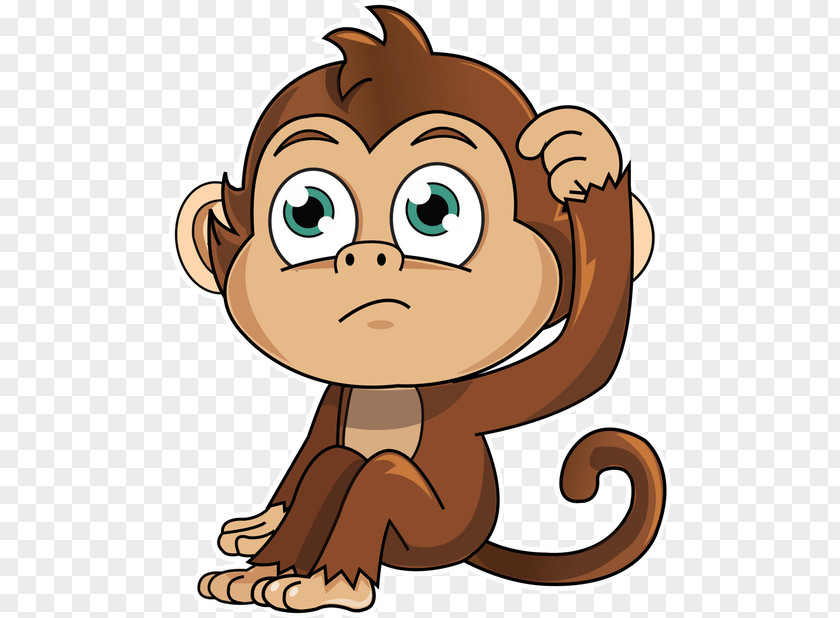 Monkey Sticker Primate Animal Clip Art PNG