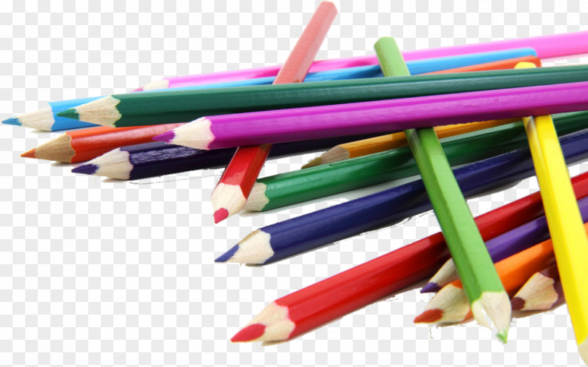 Pencils Paper Colored Pencil Drawing PNG