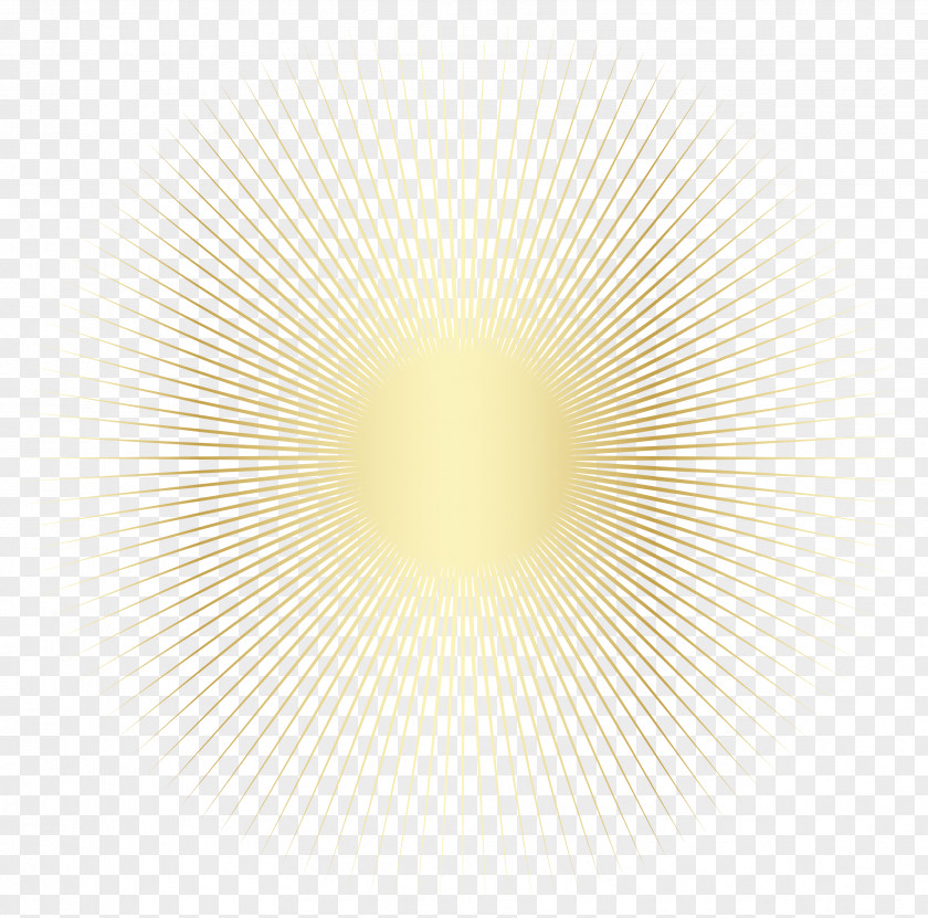 Transparent Gold Sun Decor Clipart Picture Yellow Circle Design Pattern PNG