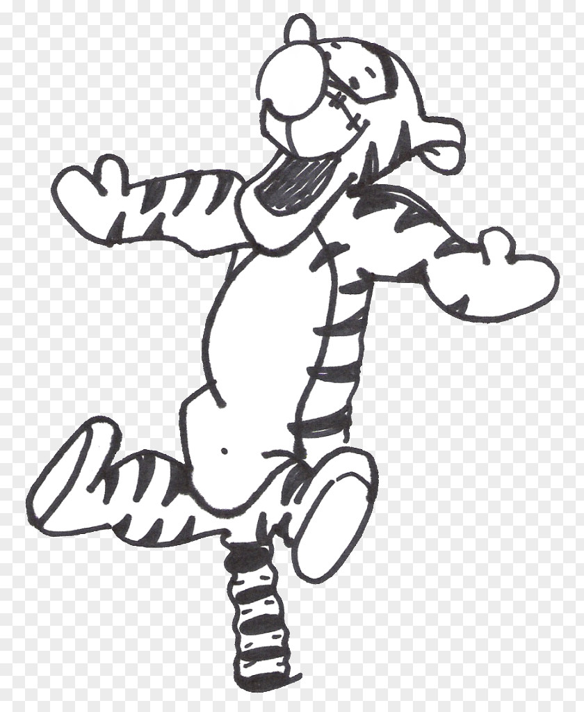 Winnie The Pooh Tigger Winnie-the-Pooh Roo Black And White PNG