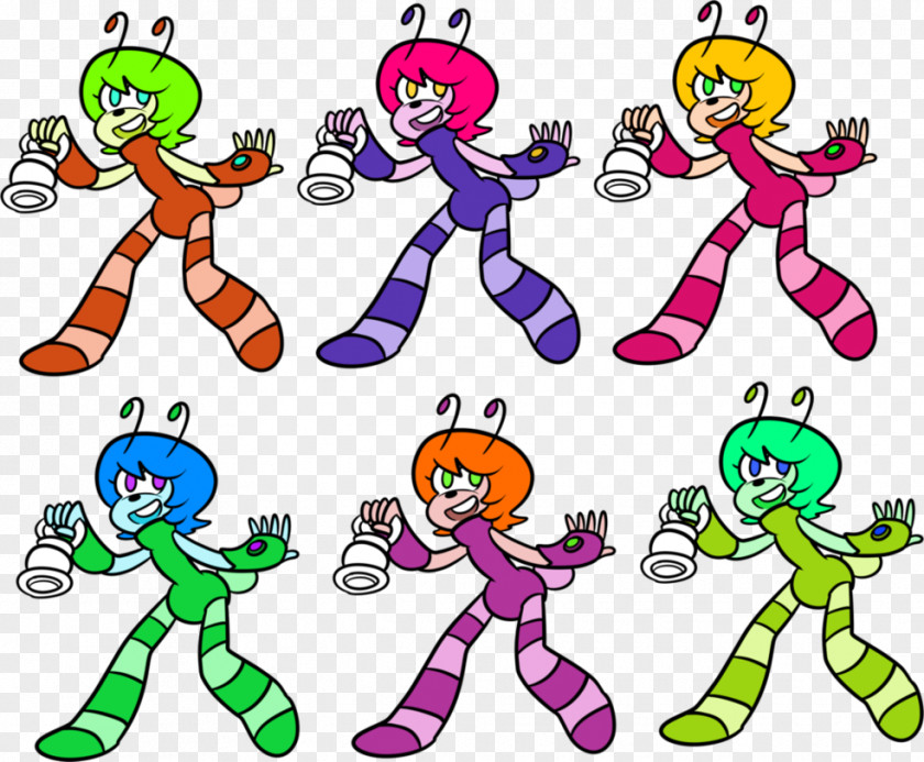 Different Color Cartoon Human Behavior Organism Clip Art PNG