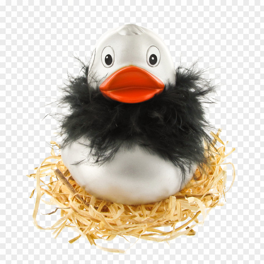 Duck Rubber Bathtub Bathing Silver PNG