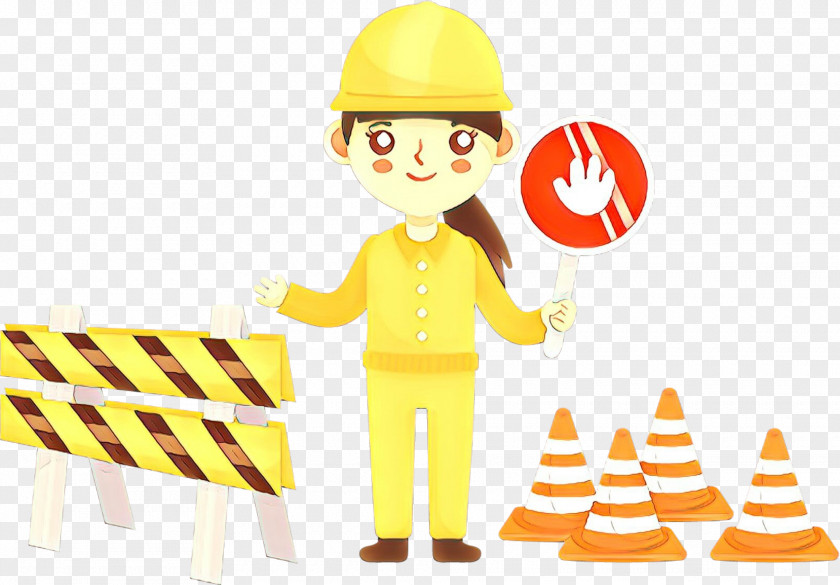 Gesture Hard Hat Construction Worker Cartoon PNG