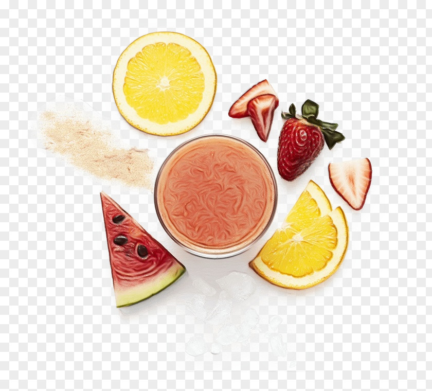 Grapefruit Juice Daiquiri Watermelon Background PNG