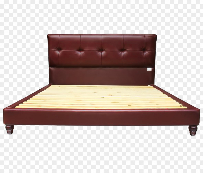 Rosewood Skeleton Bed Frame Mattress Furniture Sofa PNG