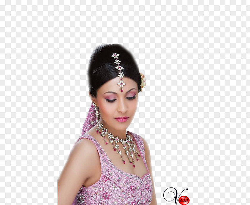 Tiara Long Hair Pink M Photo Shoot Makeover PNG