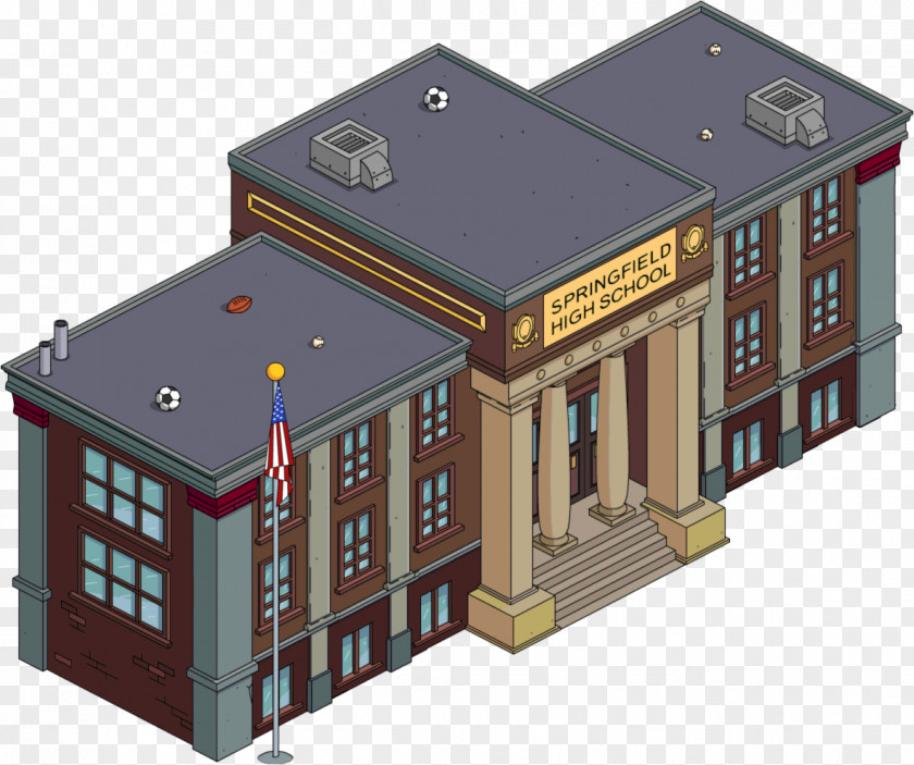 US Three-dimensional Architectural Model The Simpsons: Tapped Out Springfield Homer Simpson Lisa Simpsons House PNG