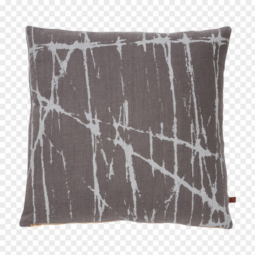 Charcoal Throw Pillows Cushion Linen White PNG