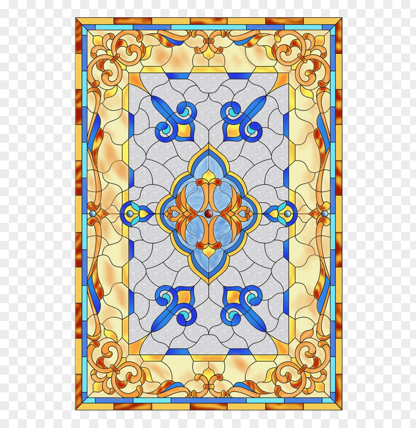 Church Ceiling Painted Glass Stained Window PNG