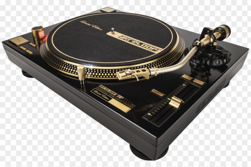 DJ MIX Poland Gramophone Phonograph Disc Jockey Reloop RP 7000 Silver PNG