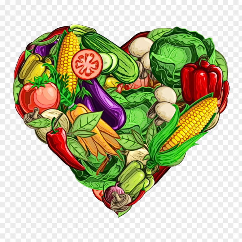 Leaf Vegetable Character Heart Fruit PNG