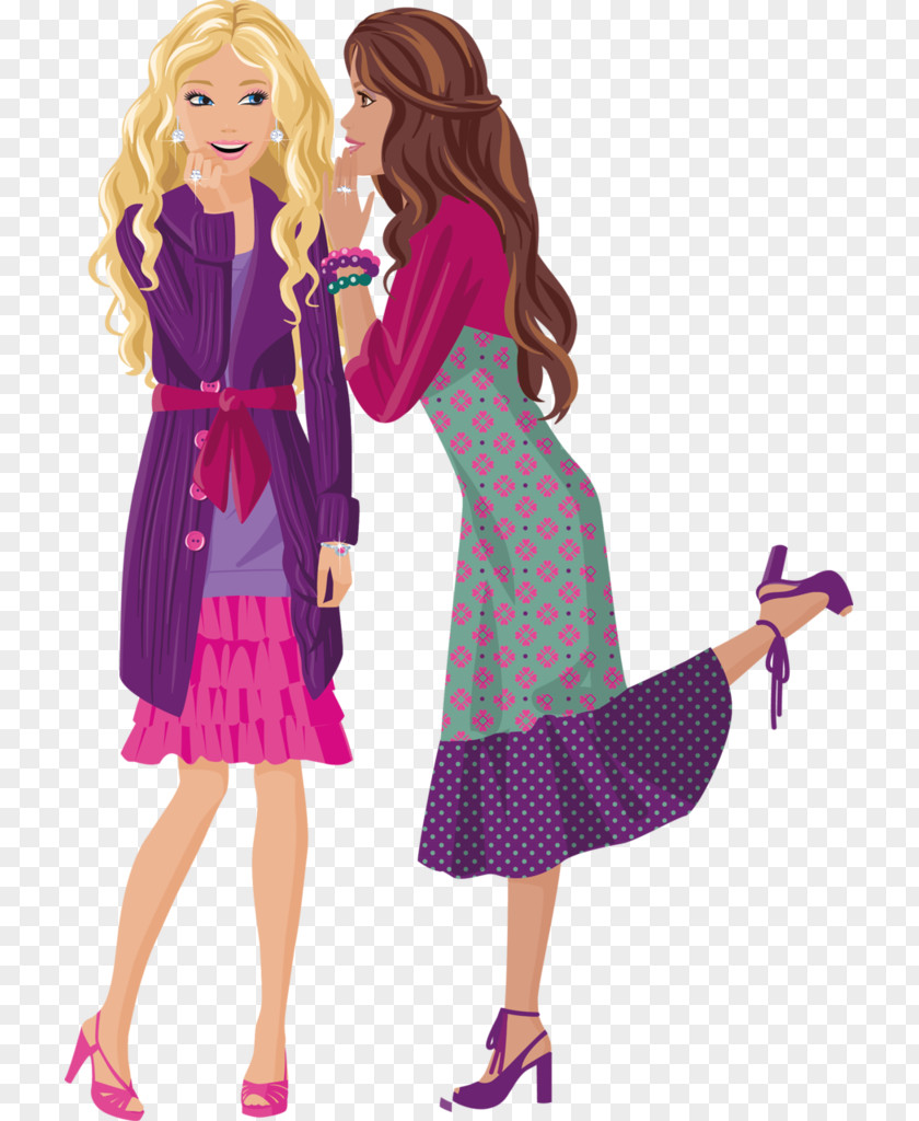 Make Friends With Congenial Persons Barbie Doll Midge Clip Art PNG