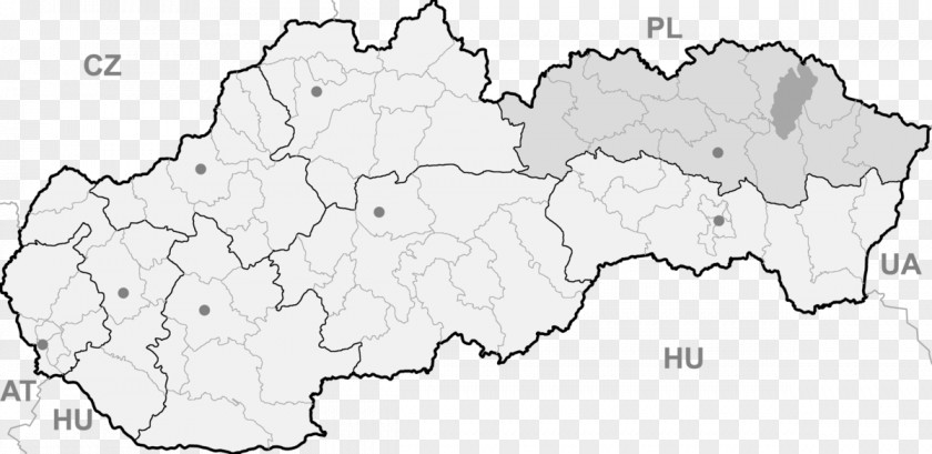 Map Slovakia Wikipedia Wikimedia Commons Creative Work PNG