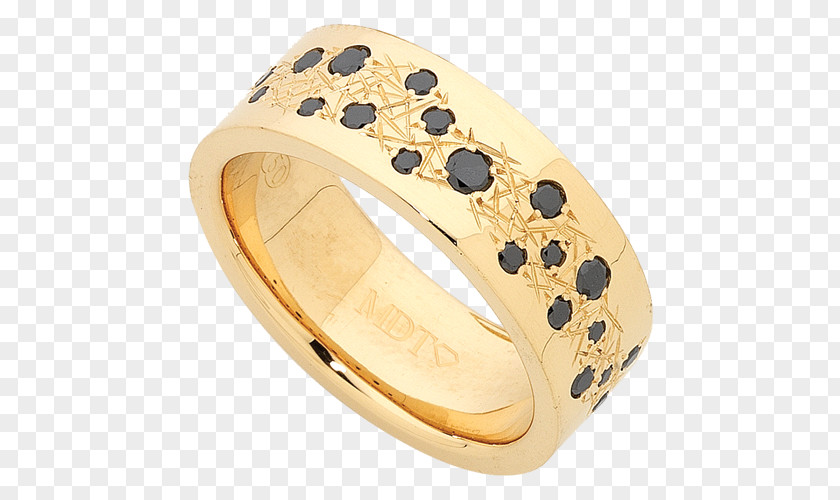 Ring Wedding Gold Bezel Diamond PNG