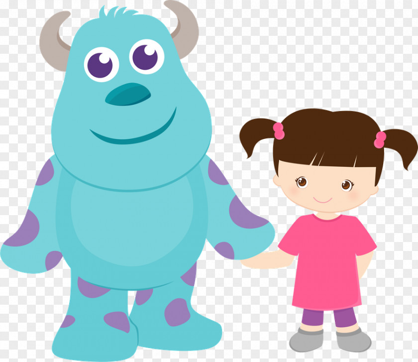 Sulley Monsters, Inc. Mike Wazowski James P. Sullivan Boo Clip Art PNG