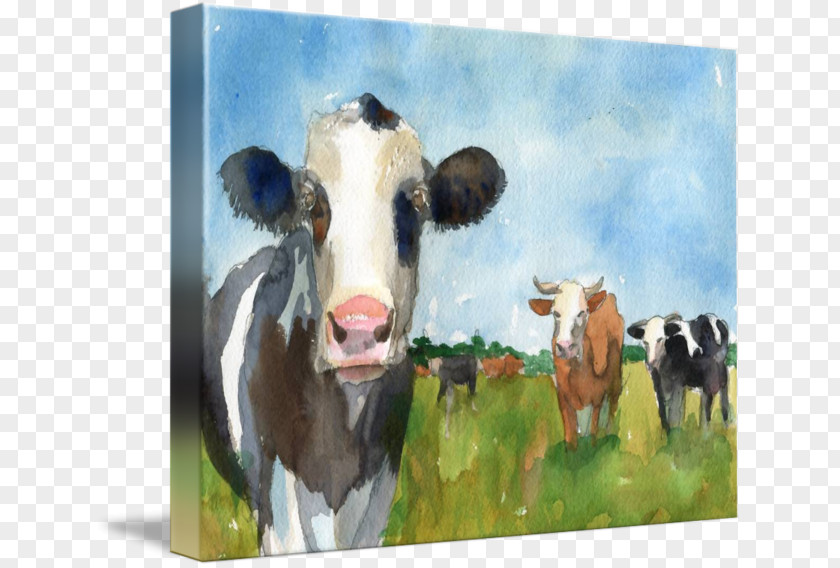 Watercolor Animals Cattle Watercolor: Painting Sheep PNG
